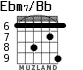 Ebm7/Bb для гитары - вариант 4