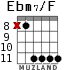 Ebm7/F для гитары - вариант 2