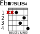 Ebm7sus4 для гитары