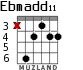 Ebmadd11 для гитары - вариант 2
