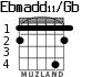 Ebmadd11/Gb для гитары - вариант 2