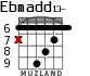 Ebmadd13- для гитары - вариант 5
