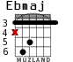 Ebmaj для гитары - вариант 3