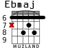 Ebmaj для гитары - вариант 5