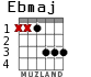 Ebmaj для гитары - вариант 1