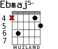 Ebmaj5- для гитары - вариант 2