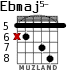 Ebmaj5- для гитары - вариант 3