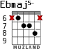 Ebmaj5- для гитары - вариант 4