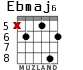 Ebmaj6 для гитары - вариант 2