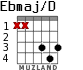 Ebmaj/D для гитары - вариант 1