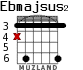 Ebmajsus2 для гитары - вариант 3