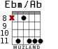 Ebm/Ab для гитары - вариант 3