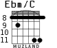 Ebm/C для гитары - вариант 3