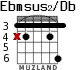 Ebmsus2/Db для гитары