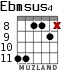 Ebmsus4 для гитары - вариант 3