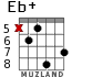 Eb+ для гитары - вариант 5