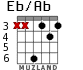 Eb/Ab для гитары - вариант 2