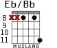 Eb/Bb для гитары - вариант 5
