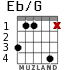 Eb/G для гитары - вариант 2