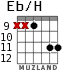 Eb/H для гитары - вариант 5