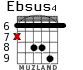 Ebsus4 для гитары - вариант 1