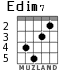 Edim7 для гитары - вариант 3