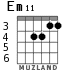 Em11 для гитары - вариант 3
