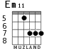 Em11 для гитары - вариант 5