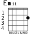 Em11 для гитары - вариант 1