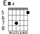 Em4 для гитары - вариант 6