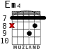 Em4 для гитары - вариант 7