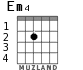 Em4 для гитары - вариант 1