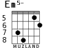 Em5- для гитары - вариант 3