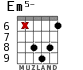 Em5- для гитары - вариант 4