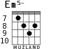 Em5- для гитары - вариант 6