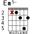 Em5- для гитары - вариант 1