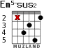 Em5-sus2 для гитары - вариант 2