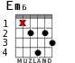 Em6 для гитары - вариант 3