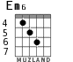 Em6 для гитары - вариант 5