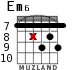 Em6 для гитары - вариант 7