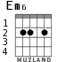 Em6 для гитары - вариант 1