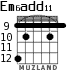 Em6add11 для гитары - вариант 7