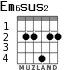 Em6sus2 для гитары - вариант 2