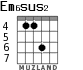 Em6sus2 для гитары - вариант 5