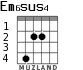 Em6sus4 для гитары - вариант 3