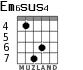 Em6sus4 для гитары - вариант 5