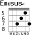 Em6sus4 для гитары - вариант 7