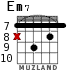 Em7 для гитары - вариант 7