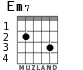 Em7 для гитары - вариант 1