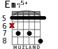 Em75+ для гитары - вариант 6